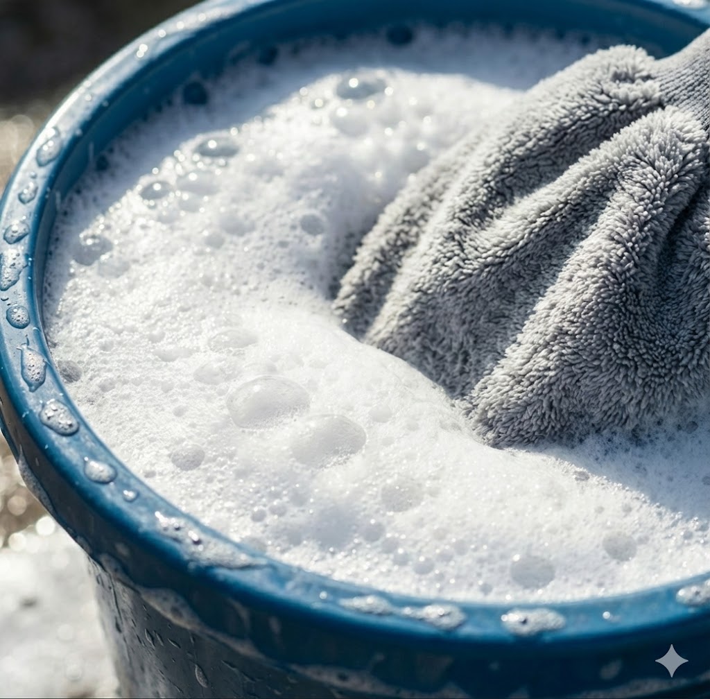 泡立ちの良いカーシャンプー